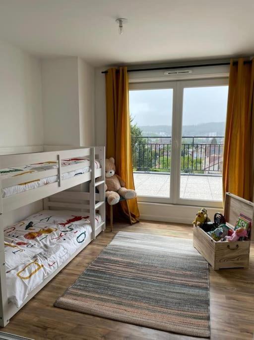 Appartement 3P Gare Terrasse Et Parking Prive ฟรังกงวิลล์ ภายนอก รูปภาพ
